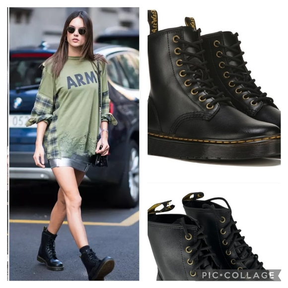 Dr. Martens Shoes - ❤️ Sale Dr. Martens black Zavala combat boots